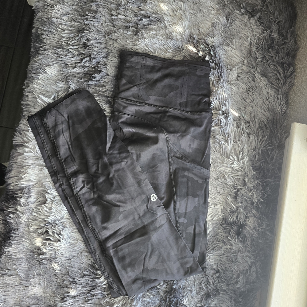 Lululemon Athletica Align Dark Camouflage Leggings